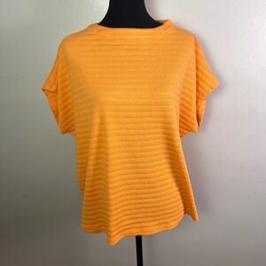Soft Surroundings Eliza Textured Knit Round Neck Dolman Sleeve Top, Size 1X